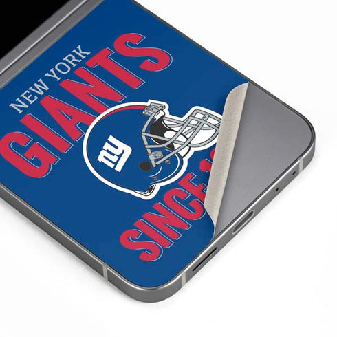 NFL New York Giants Helmet Galaxy Z Flip6 Skin